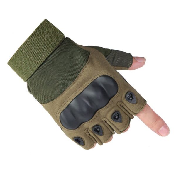 Gants Militaires Tactiques de Plein Air Sans Doigts – Performance et Protection – Image 5