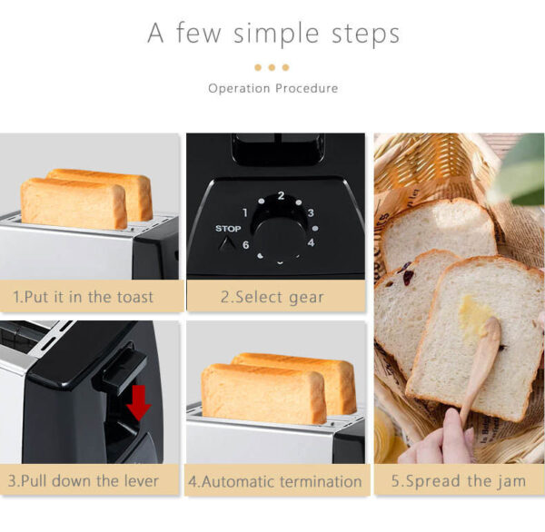 Sokany Toaster – L'Indispensable pour des Toasts Parfaits – Image 6