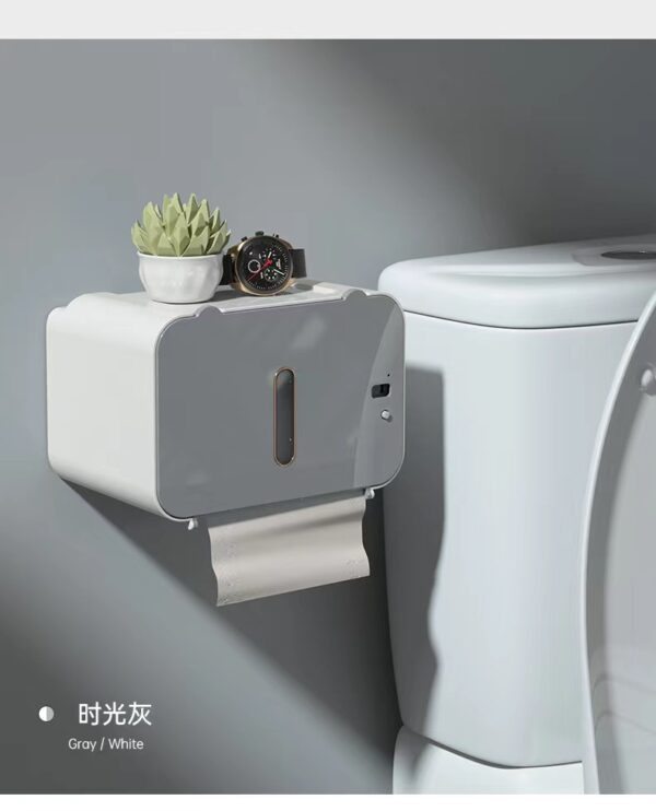 Porte-mouchoir de toilette mural – Design moderne et pratique ! – Image 2