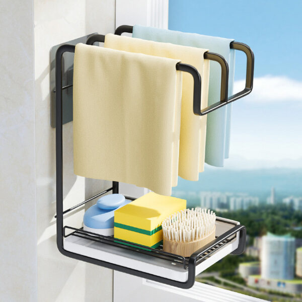 Porte-Éponge Multifonction – Organisateur de Cuisine Intelligent – Image 3